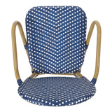Paul Outdoor French Cafe Chair (Set of 2) by Christopher Knight Home - 21.50" L x 22.50" W x 35.75" H