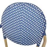 Paul Outdoor French Cafe Chair (Set of 2) by Christopher Knight Home - 21.50" L x 22.50" W x 35.75" H