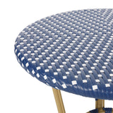 Paul Outdoor Aluminum and Wicker Outdoor French Cafe Set by Christopher Knight Home