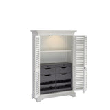 Paula Deen Cottage Oleander White The Liquor Locker Bar Cabinet