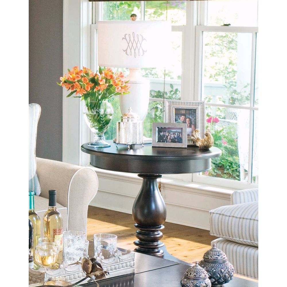 Paula deen round side table discount