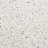 Classic Home Paulina 31" Concrete Outdoor Bistro Table in White