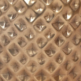 Pausch Boho Glam Handcrafted Hammered Aluminum Side Table by Christopher Knight Home - 12.00" L x 12.00" W x 16.00" H