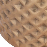 Pausch Boho Glam Handcrafted Hammered Aluminum Side Table by Christopher Knight Home - 12.00" L x 12.00" W x 16.00" H