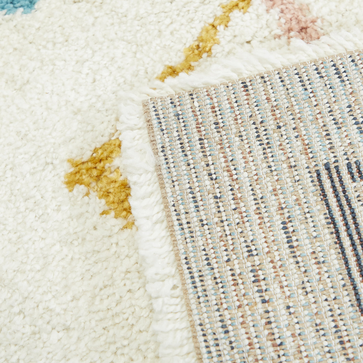 Pavel Abstract Geometric Shag Area Rug