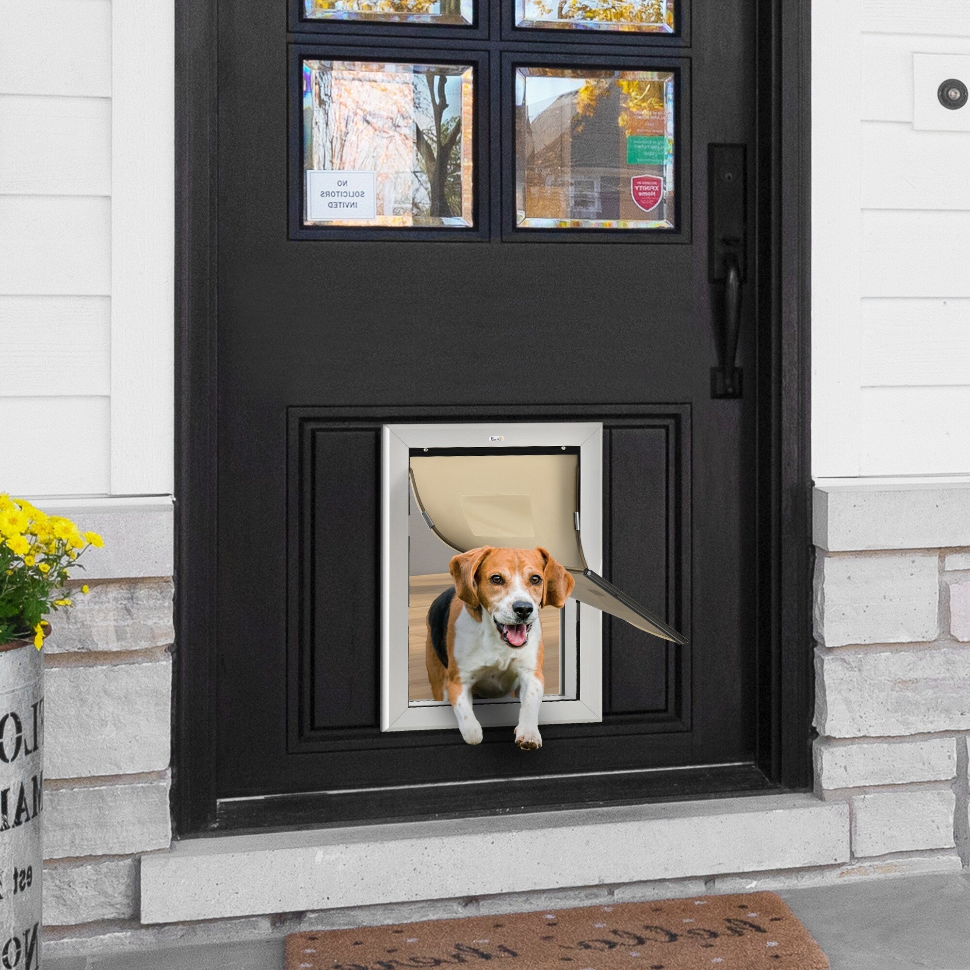 Aluminum doggie door cheap