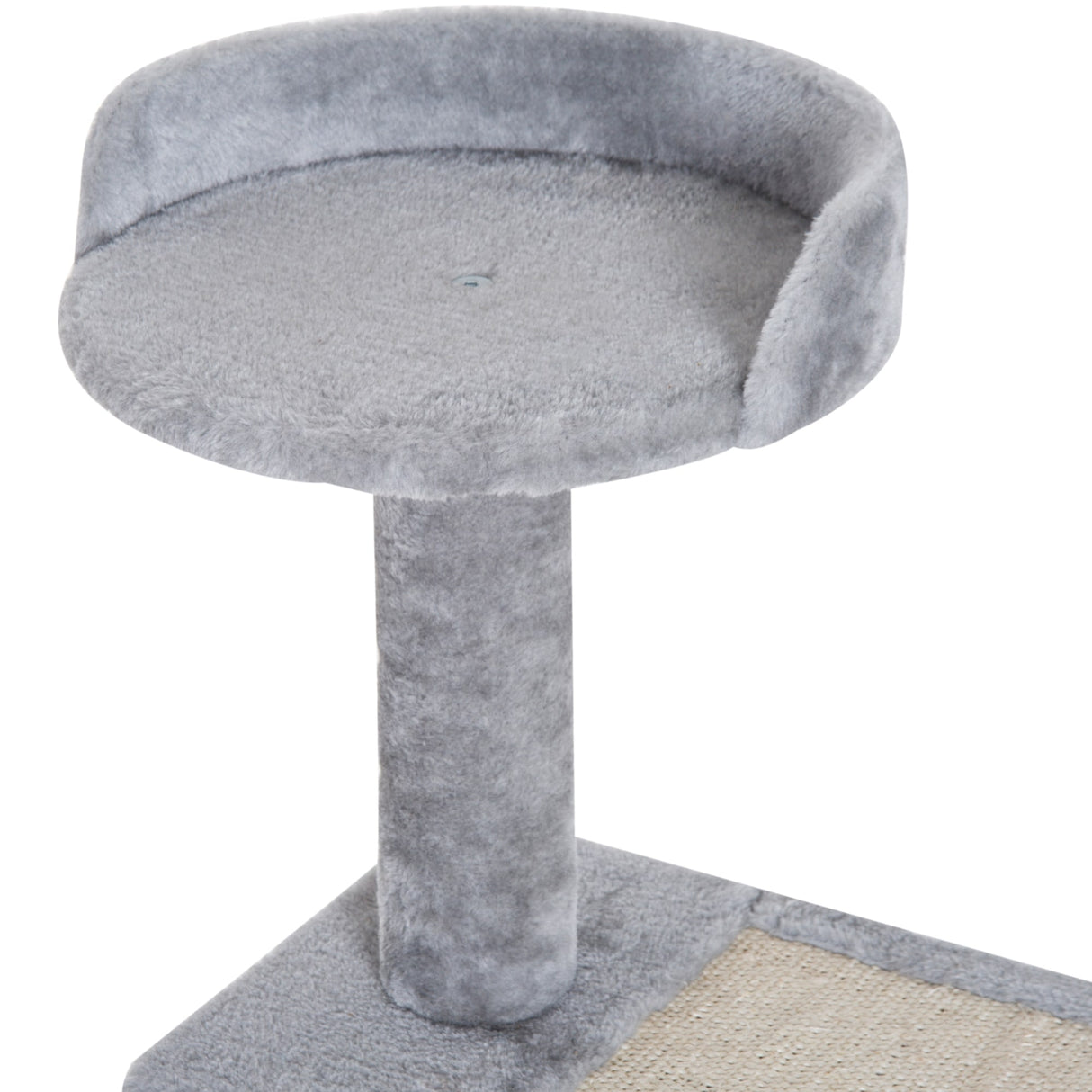 PawHut 40" 5-Level Revolving Stair Cat Tree Scratcher Climbing Activity Tower with Play Center and Resting Perch, Grey