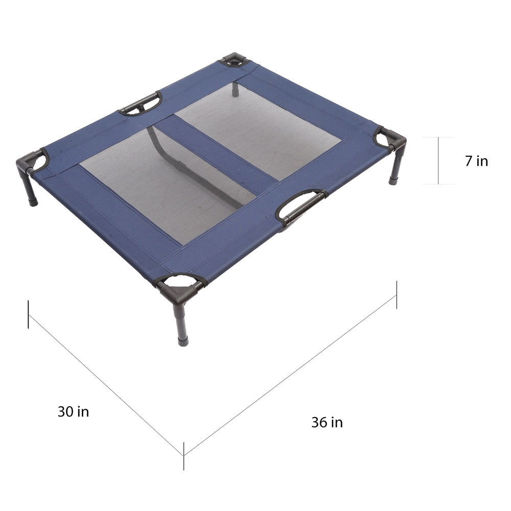 Pawhut 36" x 30" Elevated Dog Bed / Pet Cot