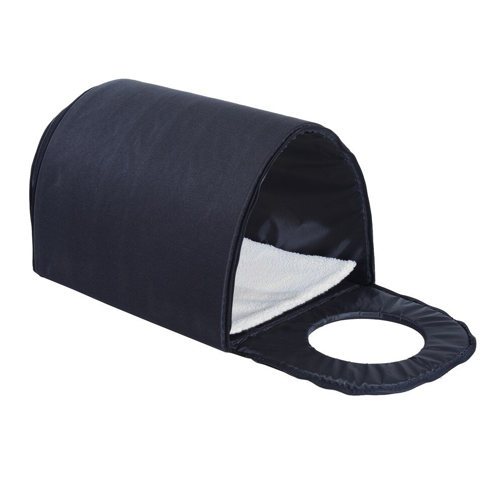 Pawhut Heated Outdoor Cat House - Black