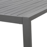Paz 6 Seater Aluminum Dining Set by Christopher Knight Home
