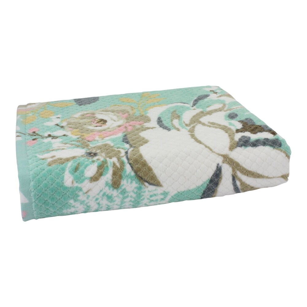 Peach & Oak Sara Print Bath Towel, Single, Multi