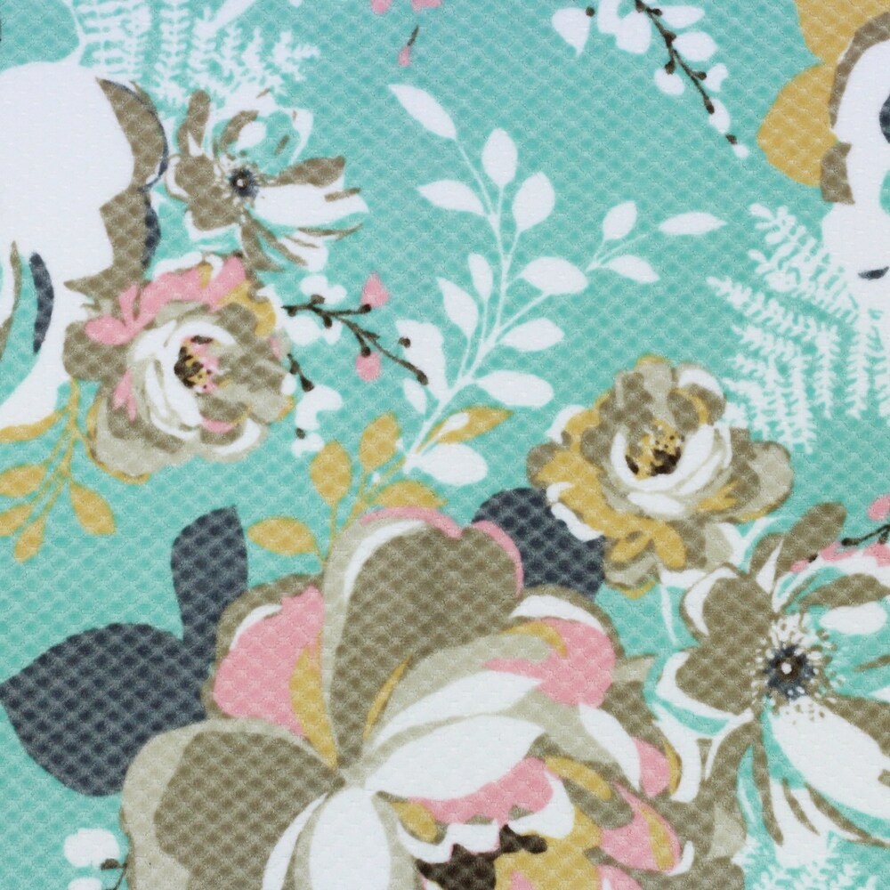 Peach & Oak Sara Print Bath Towel, Single, Multi