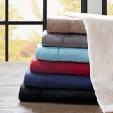 Porch & Den Herron Stain Resistant Fleece Bed Sheet Set
