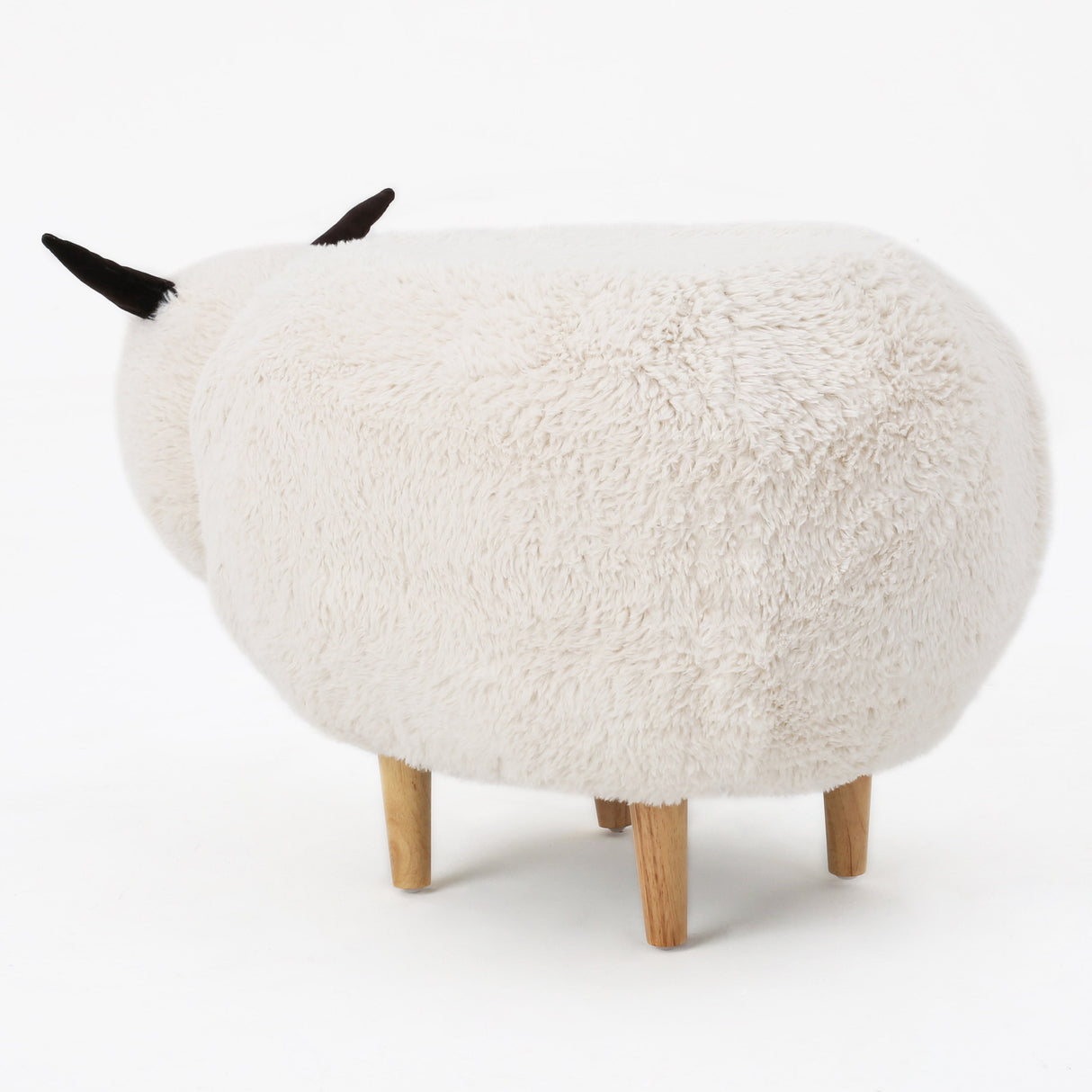 Pearcy Faux Fur Sheep Ottoman by Christopher Knight Home