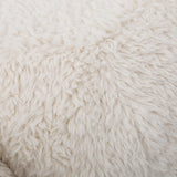 Pearcy Faux Fur Sheep Ottoman by Christopher Knight Home