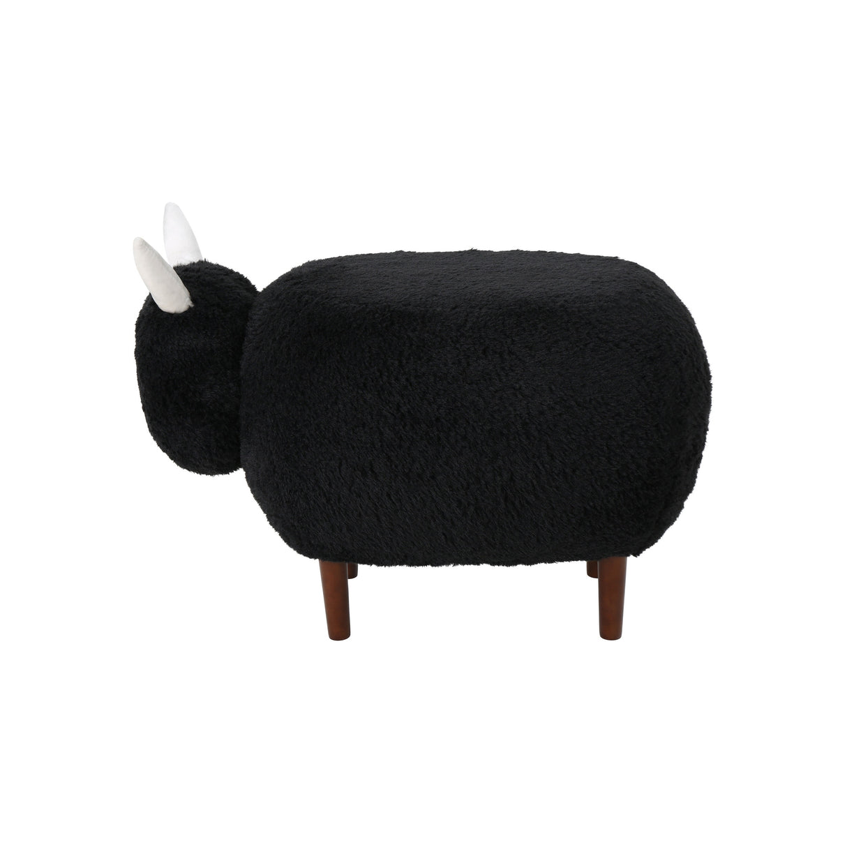 Pearcy Faux Fur Sheep Ottoman by Christopher Knight Home