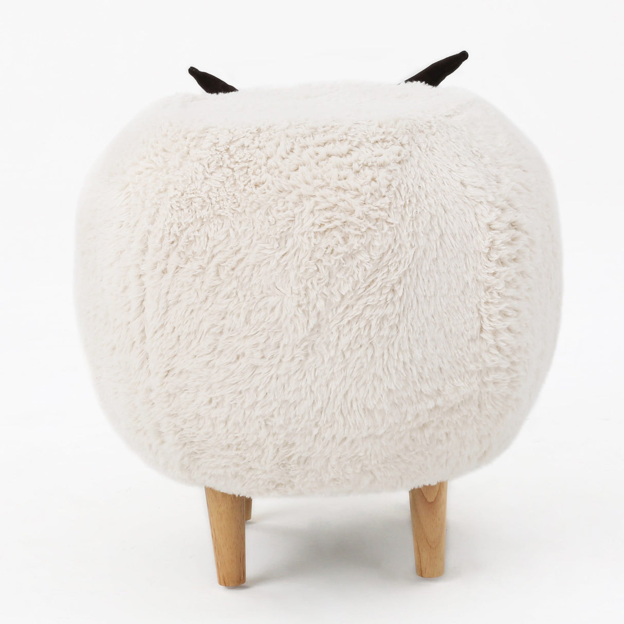 Pearcy Faux Fur Sheep Ottoman by Christopher Knight Home