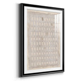 Pearl Punch Card I Premium Framed Print - Ready to Hang