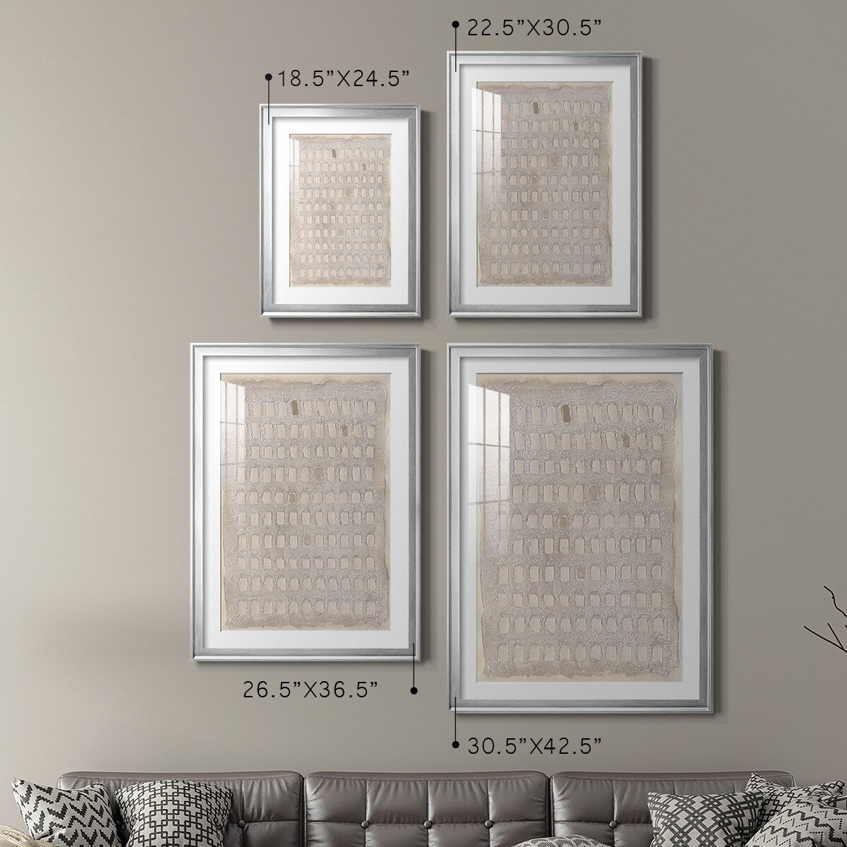 Pearl Punch Card I Premium Framed Print - Ready to Hang