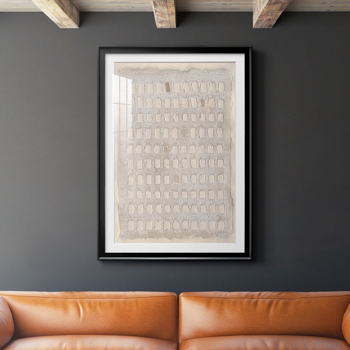 Pearl Punch Card I Premium Framed Print - Ready to Hang