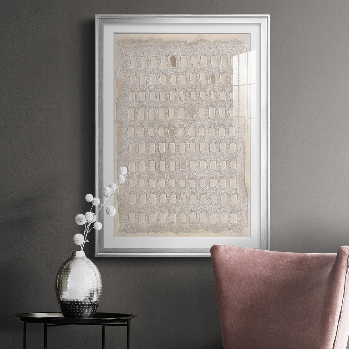 Pearl Punch Card I Premium Framed Print - Ready to Hang