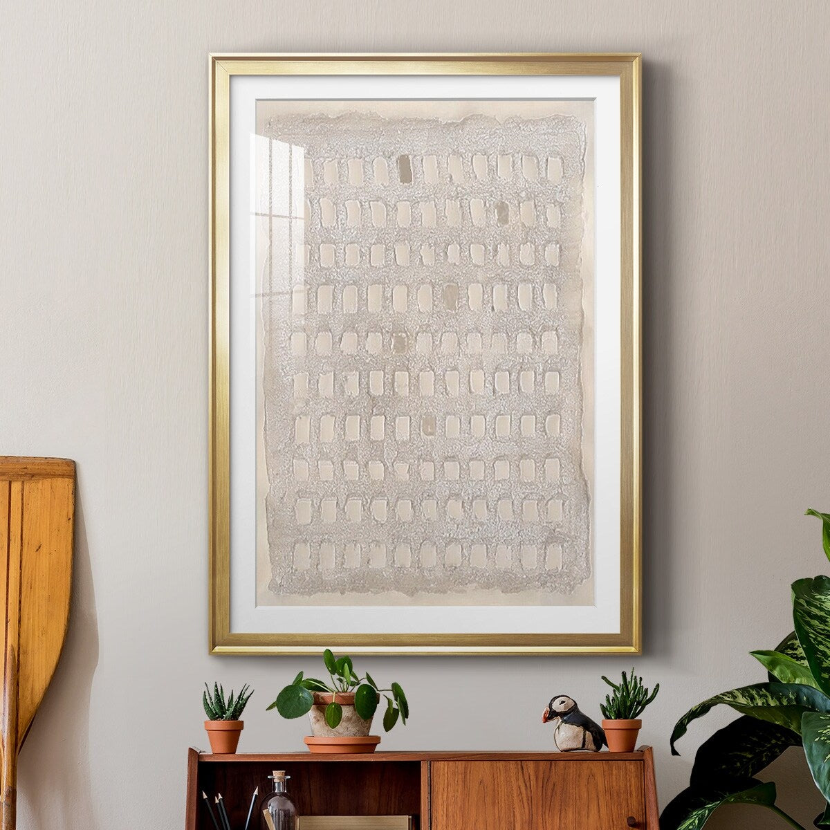 Pearl Punch Card I Premium Framed Print - Ready to Hang