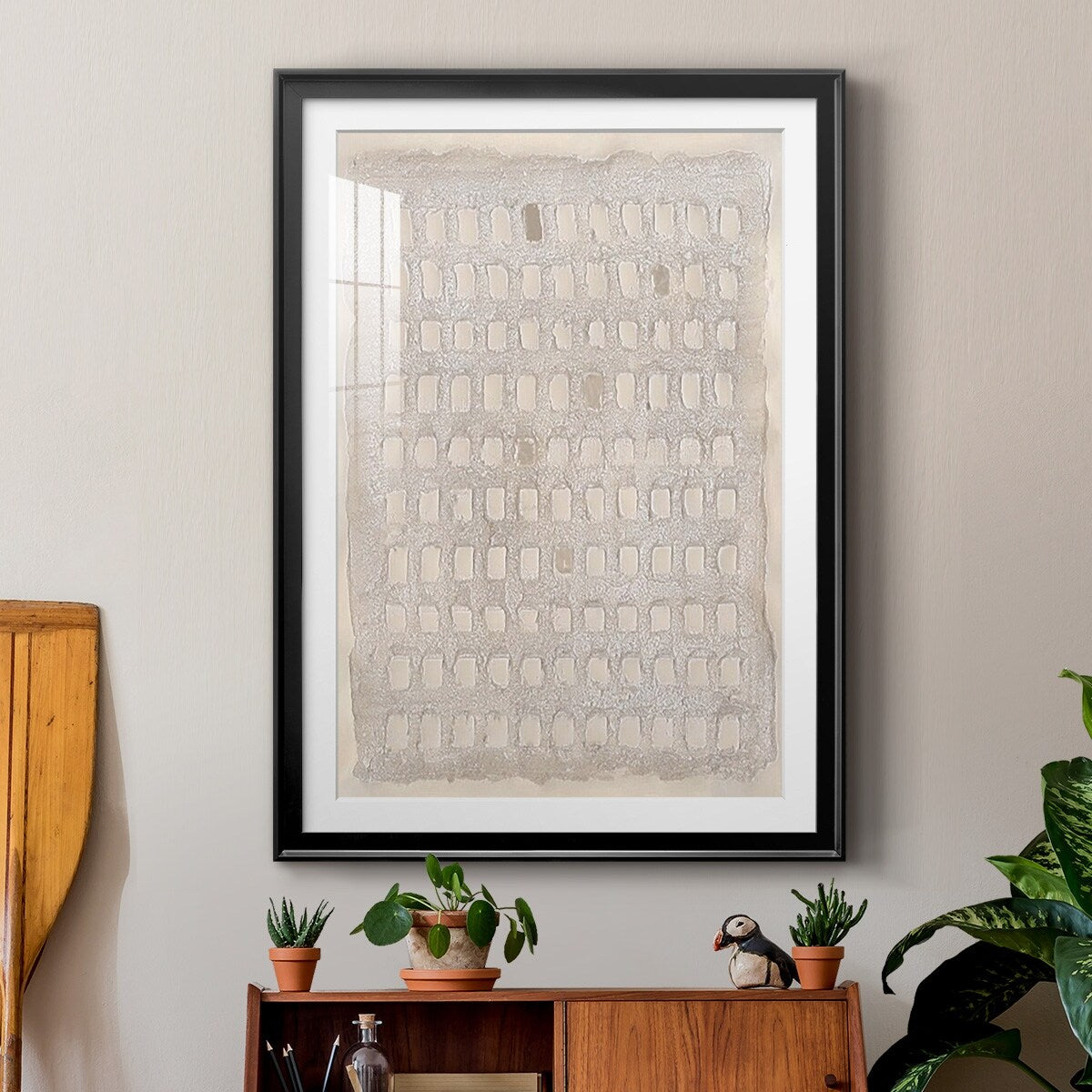 Pearl Punch Card I Premium Framed Print - Ready to Hang