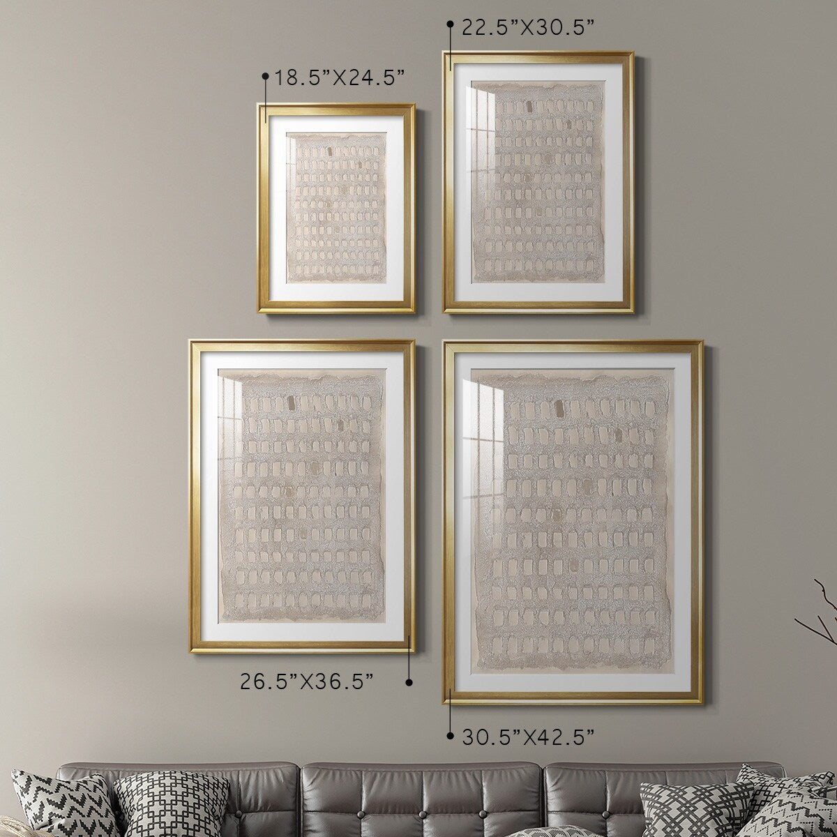 Pearl Punch Card I Premium Framed Print - Ready to Hang