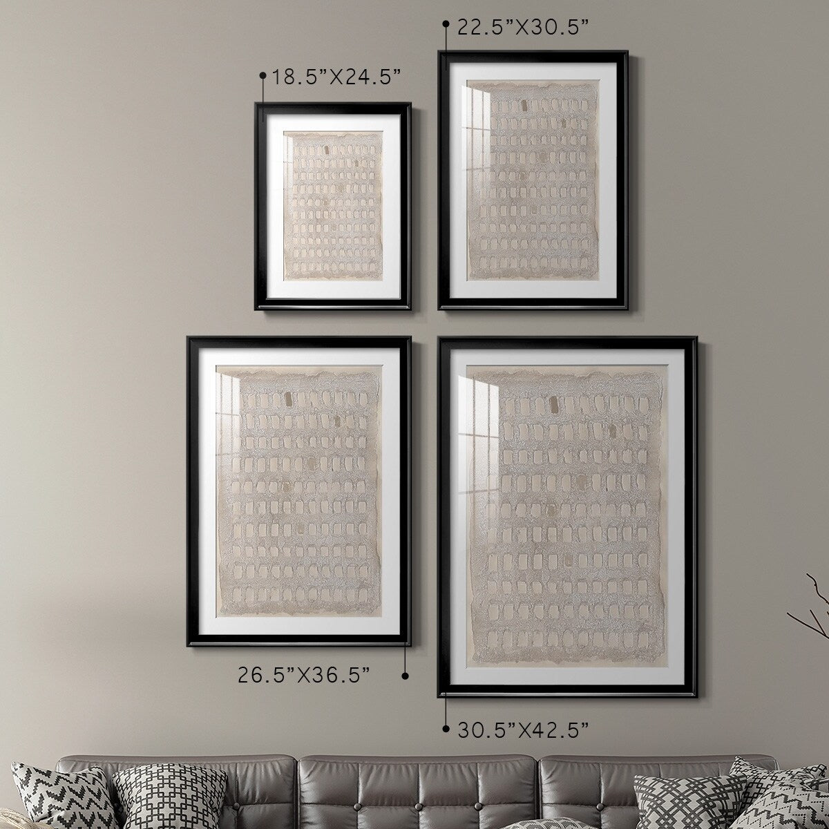 Pearl Punch Card I Premium Framed Print - Ready to Hang