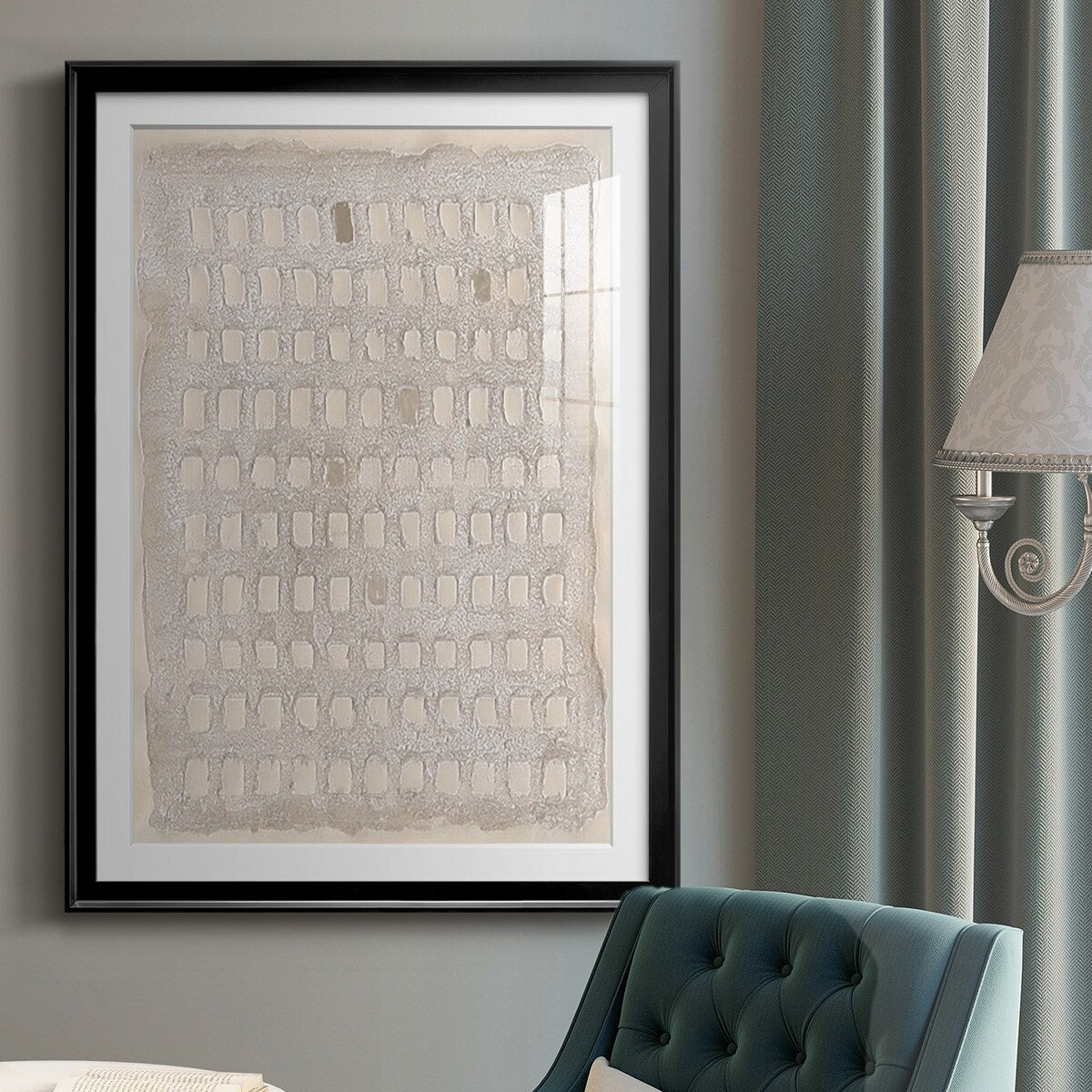 Pearl Punch Card I Premium Framed Print - Ready to Hang