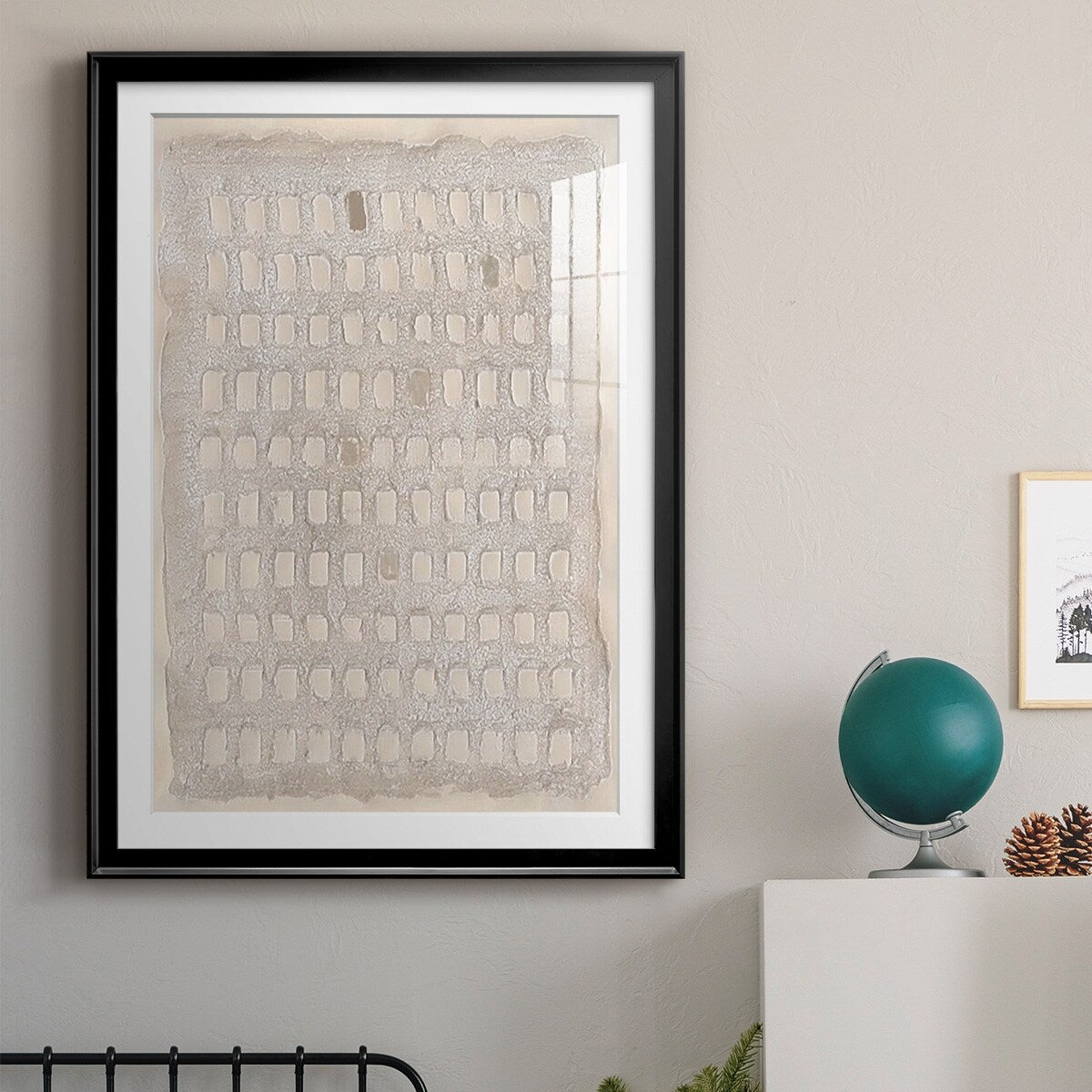 Pearl Punch Card I Premium Framed Print - Ready to Hang