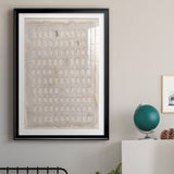 Pearl Punch Card I Premium Framed Print - Ready to Hang