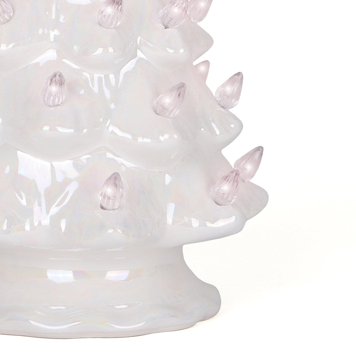 Pearl White Ceramic Christmas Tree