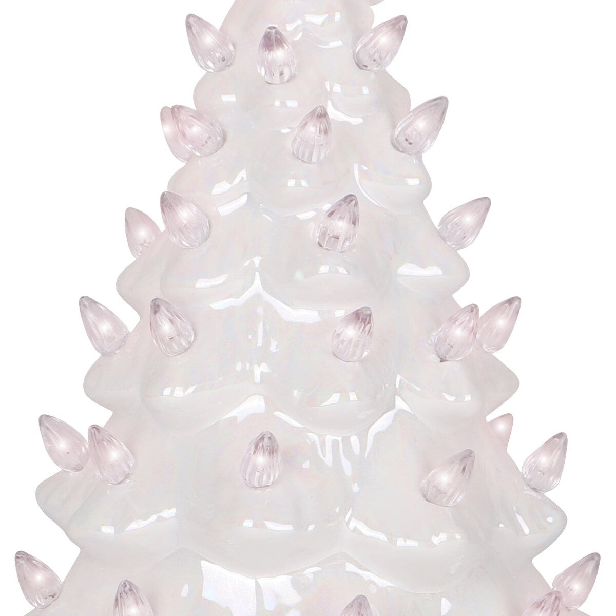 Pearl White Ceramic Christmas Tree
