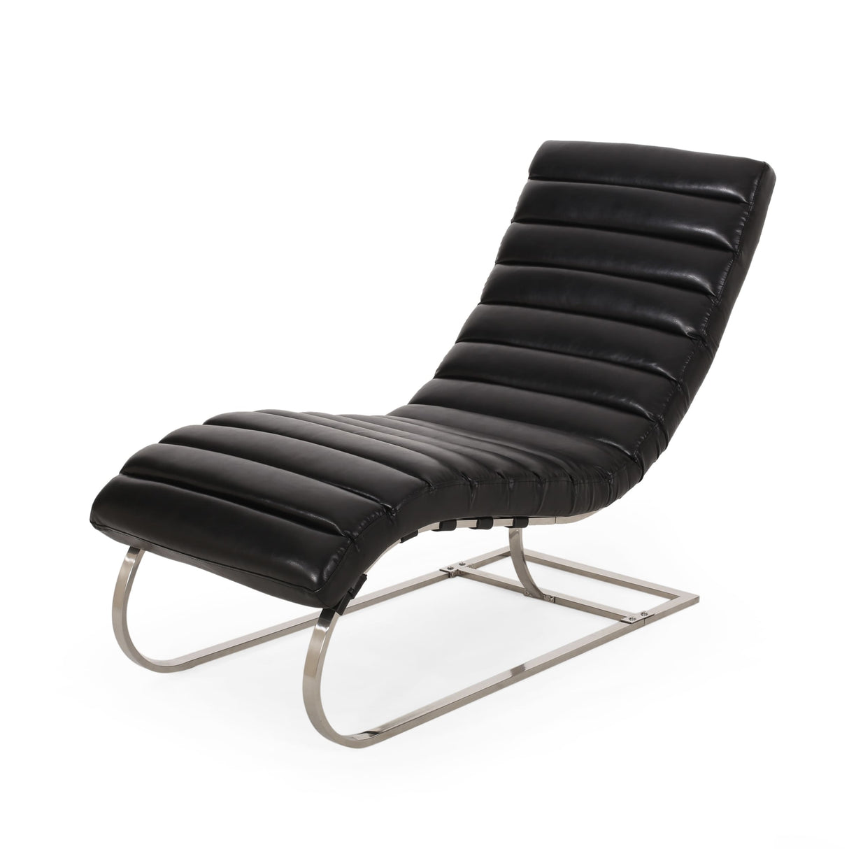 Pearsall Channel Stitch Chaise Lounge by Christopher Knight Home