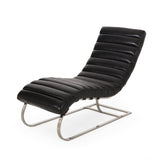 Pearsall Channel Stitch Chaise Lounge by Christopher Knight Home
