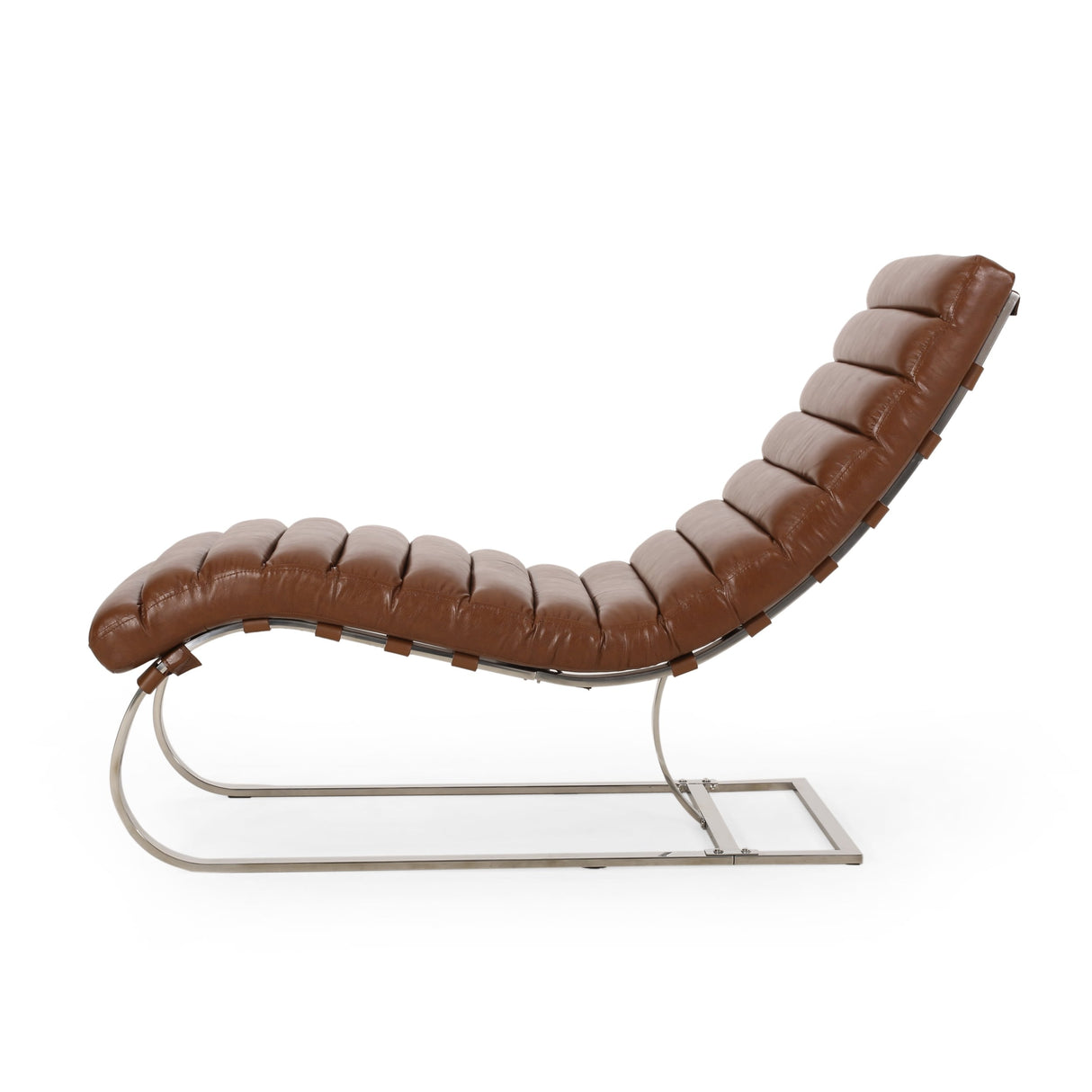 Pearsall Channel Stitch Chaise Lounge by Christopher Knight Home