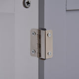 Pedestal Sink Storage Cabinet, Vanity Cabinet,Under Sink Bathroom Cabinet with U-shape and Adjustable Internal Shelf