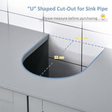 Pedestal Sink Storage Cabinet,Under Sink Bathroom Cabinet