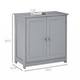 Pedestal Sink Storage Cabinet,Vanity Base Cabinet,Under Sink Bathroom Cabinet with U-shape Cut-Out and Adjustable Internal Shelf