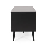 Peermont Mid-Century Modern TV Stand with 2 Doors and 2 Shelves by Christopher Knight Home - 47.25" W x 15.50" D x 18.50" H