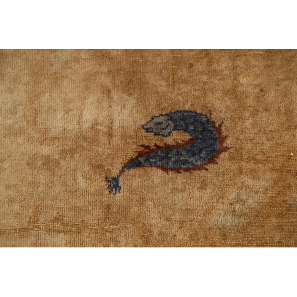 Peking Chinese Handmade Wool Oriental Pictorial Area Rug - 13'4" x 9'10" - 13'4" x 9'10"