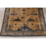 Peking Chinese Handmade Wool Oriental Pictorial Area Rug - 13'4" x 9'10" - 13'4" x 9'10"