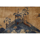Peking Chinese Handmade Wool Oriental Pictorial Area Rug - 13'4" x 9'10" - 13'4" x 9'10"
