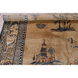 Peking Chinese Handmade Wool Oriental Pictorial Area Rug - 13'4" x 9'10" - 13'4" x 9'10"