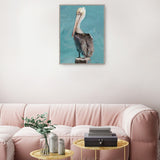 Pelican Perch II By Studio Arts Canvas Art Print