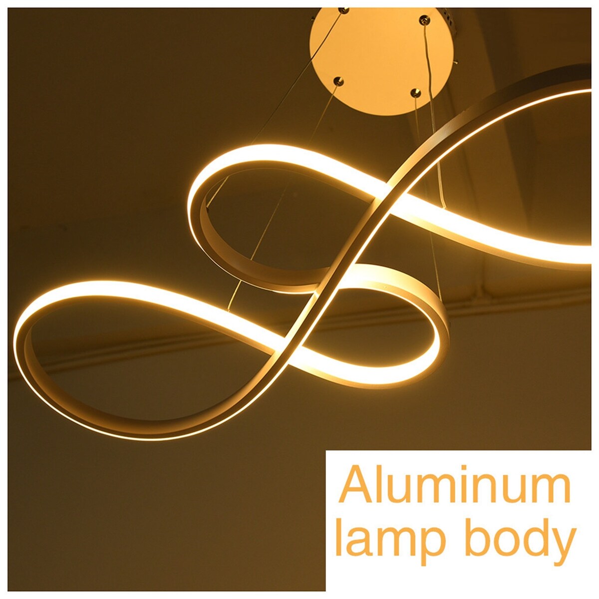 Pendant Light Dimmable Ceiling Hanging Lamp Modern Chandeliers Deco