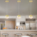Pendant Light with Dimmable LED,applicable to garden, Garden, garden and other lighting decoration(set of 3)