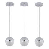 Pendant Light with Dimmable LED,applicable to garden, Garden, garden and other lighting decoration(set of 3)