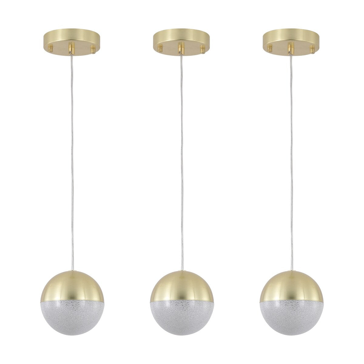 Pendant Light with Dimmable LED,applicable to garden, Garden, garden and other lighting decoration(set of 3)